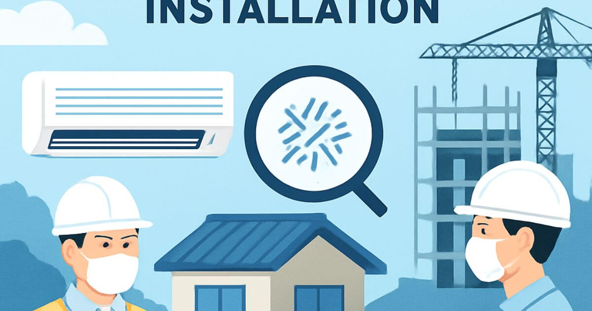 エアコン工事でアスベスト調査は必要？費用と注意点。