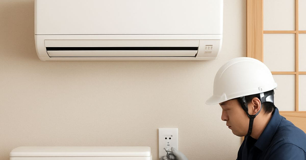エアコン専用コンセントの種類と工事費用を解説